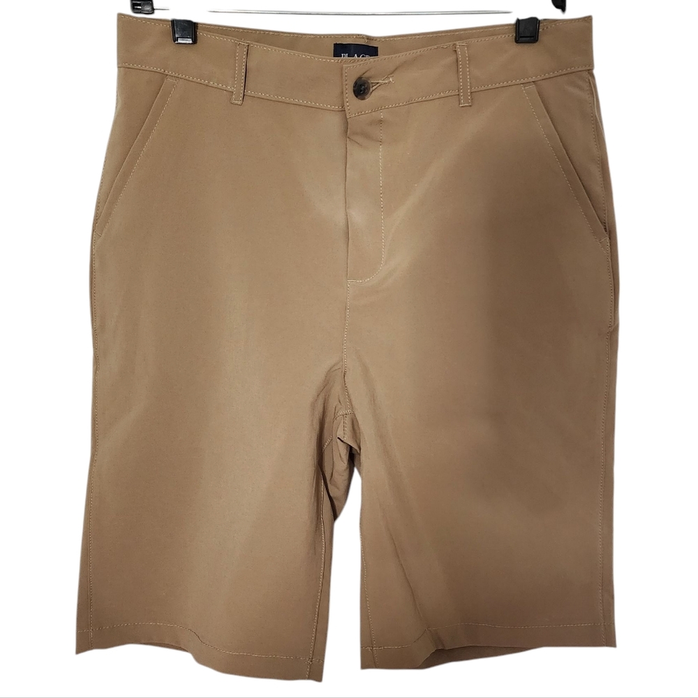 Place Boys Uniform Tan Shorts Size 18
